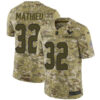 Nike Texans #32 Tyrann Mathieu Camo Men’s Stitched NFL Limited 2018 Salute To Service Jersey