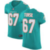 Nike Miami Dolphins #67 Laremy Tunsil Aqua Green Team Color Men’s Stitched NFL Vapor Untouchable Elite Jersey