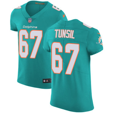 Nike Miami Dolphins #67 Laremy Tunsil Aqua Green Team Color Men’s Stitched NFL Vapor Untouchable Elite Jersey