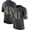 Men’s Dallas Cowboys #41 Keith Smith Black Anthracite 2016 Salute To Service Stitched NFL Nike Limited Jersey