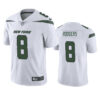 Men’s New York Jets #8 Aaron Rodgers White Vapor Untouchable Limited Stitched Jersey