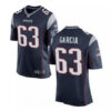 Men’s 2017 NFL Draft New England Patriots #63 Antonio Garcia Navy Blue Team Color Stitched NFL Nike Elite Jersey
