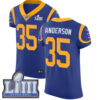 Men’s Los Angeles Rams #35 C.J. Anderson Royal Blue Nike NFL Alternate Vapor Untouchable Super Bowl LIII Bound Elite Jersey