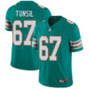 Nike Miami Dolphins #67 Laremy Tunsil Aqua Green Alternate Men’s Stitched NFL Vapor Untouchable Limited Jersey