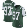 Nike New York Jets #97 Nathan Shepherd Green Team Color Men’s Stitched NFL Vapor Untouchable Limited Jersey