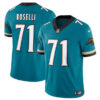 Men’s Jacksonville Jaguars #71 Tony Boselli Teal 2024 F.U.S.E. Prowler Throwback Vapor Limited Football Stitched Jersey