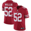 Nike San Francisco 49ers #52 Patrick Willis Red Team Color Men’s Stitched NFL Vapor Untouchable Limited Jersey