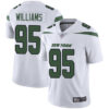 Jets #95 Quinnen Williams White Men’s Stitched Football Vapor Untouchable Limited Jersey