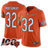 Bears #32 David Montgomery Orange Men’s Stitched Football Limited Rush 100th Season Jersey