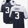 Men’s Dallas Cowboys #3 Brandin Cooks Navy Navy Thanksgiving Limited Football Stitched Jersey