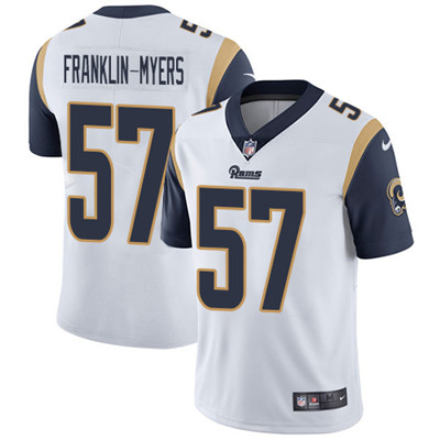 Nike Los Angeles Rams #57 John Franklin-Myers White Men’s Stitched NFL Vapor Untouchable Limited Jersey