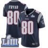 #80 Limited Irving Fryar Navy Blue Nike NFL Home Men’s Jersey New England Patriots Vapor Untouchable Super Bowl LIII Bound