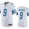 Men’s Detroit Lions #9 Jameson Williams White Vapor Untouchable Limited Stitched Jersey