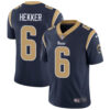 Nike Los Angeles Rams #6 Johnny Hekker Navy Blue Team Color Men’s Stitched NFL Vapor Untouchable Limited Jersey