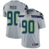 Nike Seattle Seahawks #90 Jarran Reed Grey Alternate Men’s Stitched NFL Vapor Untouchable Limited Jersey