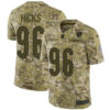 Nike Bears #96 Akiem Hicks Camo Men’s Stitched NFL Limited Rush Jersey