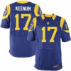 Men’s Los Angeles Rams #17 Case Keenum Royal Blue Alternate Stitched NFL Nike Elite Jersey