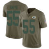Nike Green Packers #55 Za’Darius Smith Olive Men’s Stitched NFL Limited 2017 Salute To Service Jersey