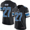 Men’s Detroit Lions #27 Glover Quin Black 2016 Color Rush Stitched NFL Nike Limited Jersey