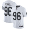 Raiders #96 Clelin Ferrell White Men’s Stitched Football Vapor Untouchable Limited Jersey