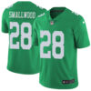 Nike Eagles 28 Wendell Smallwood Green Men’s Stitched NFL Limited Rush Jersey
