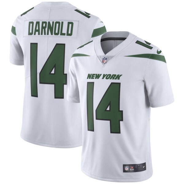 Size XXXXXXL Men’s Nike New York Jets 14 Sam Darnold White New 2019 Vapor Untouchable Limited Jersey
