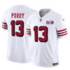 Men’s San Francisco 49ers #13 Brock Purdy New White 2024 F.U.S.E. Super Bowl LVIII Patch Vapor Untouchable Limited Football Stitched Jersey