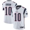 Men’s NFL New England Patriots #10 Josh Gordon White Road Alternate Vapor Untouchable Limited Nike Jersey