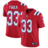 Nike New England Patriots #33 Kevin Faulk Red Alternate Men’s Stitched NFL Vapor Untouchable Limited Jersey