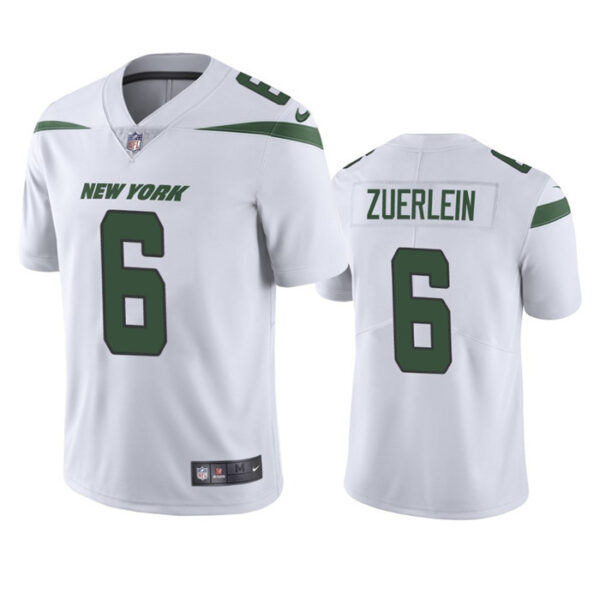 Men’s New York Jets #6 Greg Zuerlein White Vapor Untouchable Limited Stitched Jersey