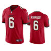 Men’s Tampa Bay Buccaneers #6 Baker Mayfield Red Vapor Untouchable Limited Stitched Jersey