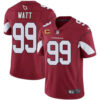 Men’s Arizona Cardinals 2022 #99 J.J. Watt Red With 4-star C Patch Vapor Untouchable Limited Stitched NFL Jersey