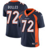 Nike Denver Broncos #72 Garett Bolles Navy Blue Alternate Men’s Stitched NFL Vapor Untouchable Limited Jersey