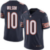 Men’s Chicago Bears #10 Marquess Wilson Navy Blue 2016 Color Rush Stitched NFL Nike Limited Jersey