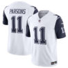 Men’s Dallas Cowboys #11 Micah Parsons White 2023 F.U.S.E. Vapor Limited Stitched Football Jersey