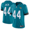 Nike Jacksonville Jaguars #44 Myles Jack Teal Green Team Color Men’s Stitched NFL Vapor Untouchable Limited Jersey