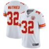 Men’s Kansas City Chiefs 32 Tyrann Mathieu White Vapor Untouchable Limited Jersey