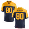 Men’s Green Bay Packers #80 Martellus Bennett Navy Blue Gold Alternate Stitched NFL Nike Elite Jersey