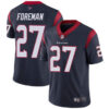 Texans #27 D’Onta Foreman Navy Blue Team Color Men’s Stitched Football Vapor Untouchable Limited Jersey