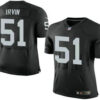 Men’s Oakland Raiders #51 Bruce Irvin Black Team Color NFL Nike Elite Jersey