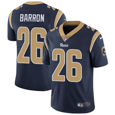 Nike Rams #26 Mark Barron Navy Blue Team Color Men’s Stitched NFL Vapor Untouchable Limited Jersey