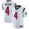 Texans #4 Deshaun Watson White Men’s Stitched Football Vapor Untouchable Limited Jersey