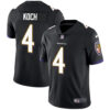 Nike Baltimore Ravens #4 Sam Koch Black Alternate Men’s Stitched NFL Vapor Untouchable Limited Jersey