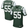 Men’s New York Jets #55 Lorenzo Mauldin Green Team Color NFL Nike Elite Jersey