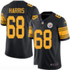 Men’s Pittsburgh Steelers #68 Ryan Harris Black 2016 Color Rush Stitched NFL Nike Limited Jersey