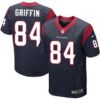 Men’s Houston Texans #84 Ryan Griffin Navy Blue Team Color NFL Nike Elite Jersey
