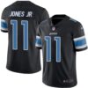 Nike Lions #11 Marvin Jones Jr Black Men’s Stitched NFL Limited Rush Jersey