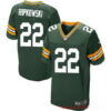 Men’s Green Bay Packers #22 Aaron Ripkowski Green Team Color Stitched NFL Nike Elite Jersey