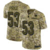 Nike Bengals #53 Billy Price Camo Men’s Stitched NFL Limited 2018 Salute To Service Jersey