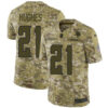 Nike Vikings #21 Mike Hughes Camo Men’s Stitched NFL Limited 2018 Salute To Service Jersey